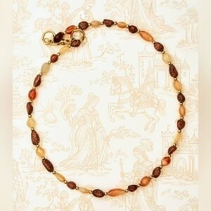 Carnelian & Goldstone Necklace Prescription For Loving Life Again